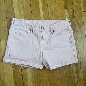 Light pink Madewell shorts